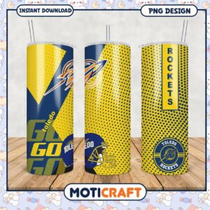 Toledo Rockets Tumbler Design PNG for Fans and Collectors