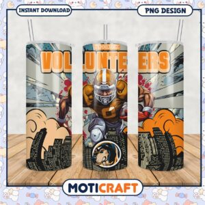 Tennessee Volunteers Tumbler PNG