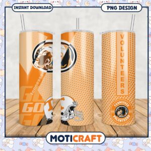 Tennessee Volunteers Tumbler PNG Design for Fans and Gifts