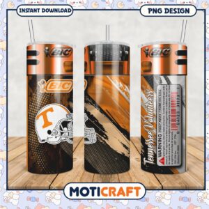 Tennessee Volunteers Tumbler PNG Design for Fans