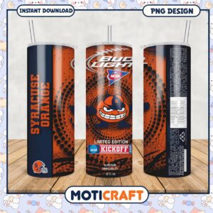 Syracuse Orange Tumbler PNG Limited Edition Design