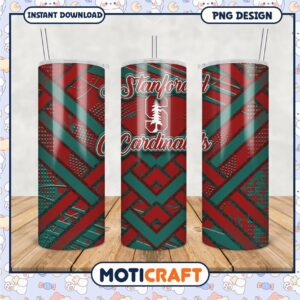 Stanford Cardinals Tumbler Design PNG for Fans