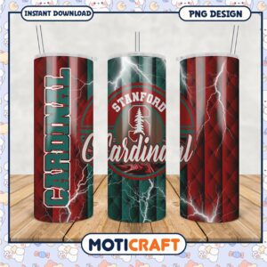 Stanford Cardinal Tumbler PNG Design for Fans
