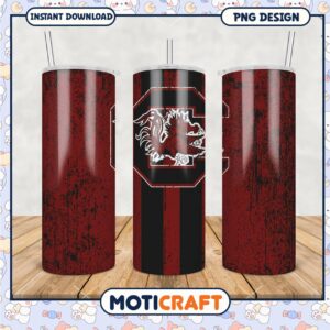 South Carolina Gamecocks Tumbler PNG Design for Fans