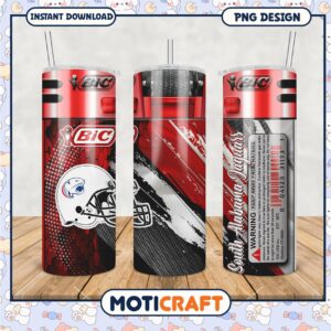 South Alabama Jaguars Tumbler PNG Design Downloadable