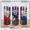 SMU Mustangs Football Tumbler PNG Design Art