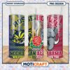 Rose Bowl Tumbler PNG Michigan vs Alabama 2024 Design