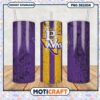 Purple and Gold PVAMU Tumbler Design PNG File Download