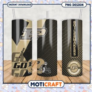 Purdue Boilermakers Tumbler PNG Design for Fans