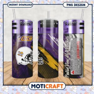 Prairie View A&M Panthers Tumbler PNG Design Download