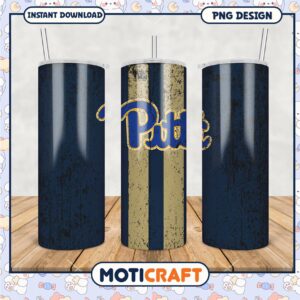 Pittsburgh Tumbler PNG Design Vintage College Style