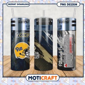 Pittsburgh Panthers Tumbler PNG Design for Fans