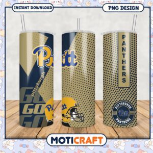 Pittsburgh Panthers Tumbler PNG for Sports Fans
