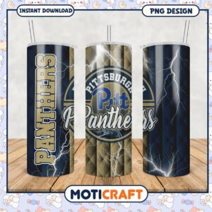 Pittsburgh Panthers Tumbler PNG Design for Fans and Gifts