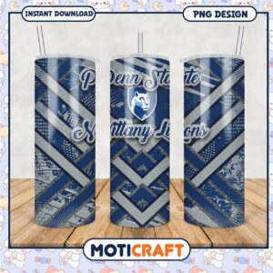 Penn State Nittany Lions Tumbler PNG Design Graphic