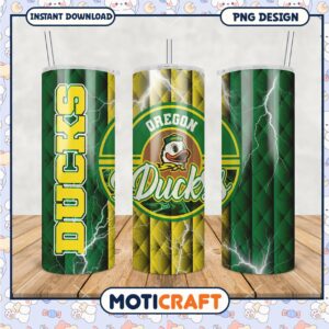 Oregon Ducks Tumbler PNG Design for Fans and Collectors