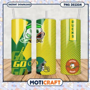 Oregon Ducks Tumbler PNG for Fans of College Sports