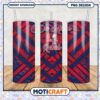 Ole Miss Rebels Tumbler Design Red and Blue PNG