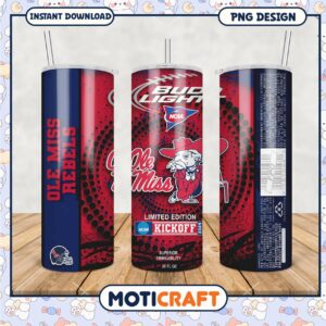 Ole Miss Rebels Limited Edition Tumbler PNG Design
