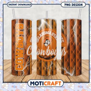 Oklahoma State Cowboys Tumbler PNG Design for Fans