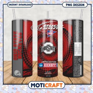 Ohio State Buckeyes Limited Edition Tumbler PNG Design