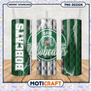 Ohio Bobcats Tumbler PNG Design for Fans and Collectors