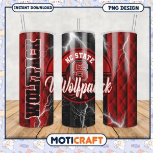 NC State Wolfpack Tumbler PNG for Fans and Collectors