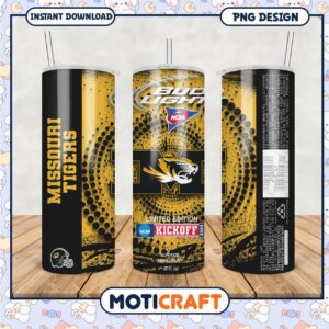 Missouri Tigers Limited Edition Tumbler PNG Design