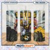 Missouri Tigers Football Tumbler PNG Design Art