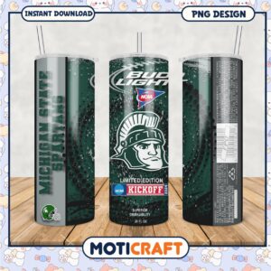 Michigan State Spartans Tumbler PNG Design 2024