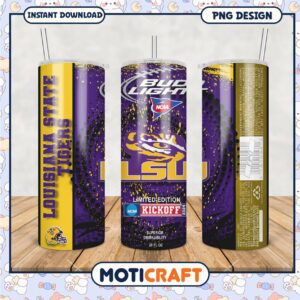 LSU Tigers Limited Edition Tumbler PNG Design 2024