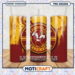 Louisville Cardinals Tumbler PNG