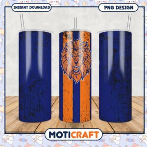 Lions Theme Tumbler PNG for Proud Fans and Collectors