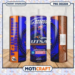 Limited Edition UTSA Roadrunners Tumbler PNG Design