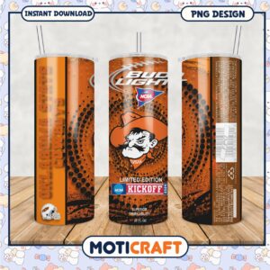 Limited Edition Oklahoma State Tumbler Design PNG