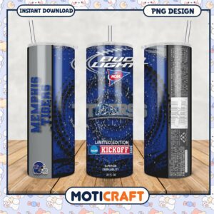 Limited Edition Memphis Tigers Tumbler PNG Design