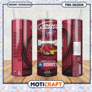 Limited Edition Arkansas Razorbacks Tumbler PNG Design
