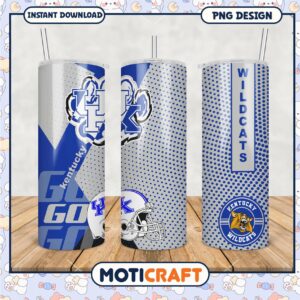 Kentucky Wildcats Tumbler PNG Graphic Design File
