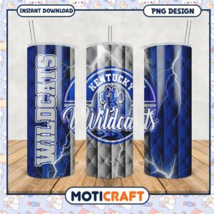 Kentucky Wildcats Tumbler Design PNG Artwork Download