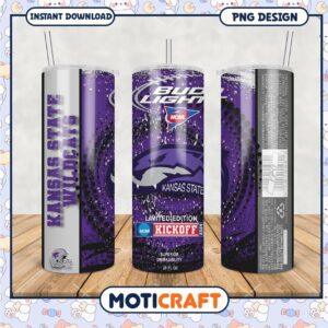 Kansas State Wildcats Tumbler Limited Edition PNG