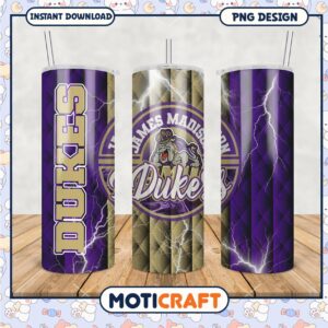 James Madison Dukes Tumbler PNG Design for Fans