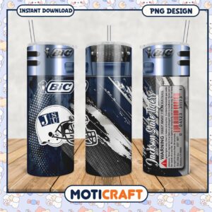 Jackson State Tigers Tumbler PNG Design for Fans