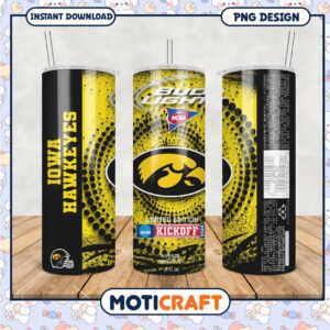Iowa Hawkeyes Limited Edition Tumbler PNG Design