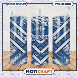 Indiana State Sycamores Tumbler PNG Design Download