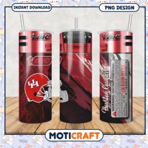 Houston Cougars Tumbler PNG Design for Fans