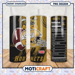 Hornets Fan Tumbler PNG for ASU Football Lovers