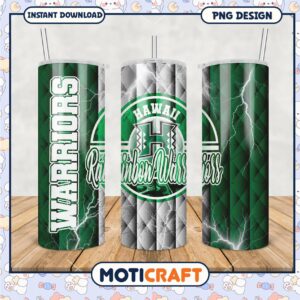 Hawaii Rainbow Warriors Tumbler PNG Design Graphics