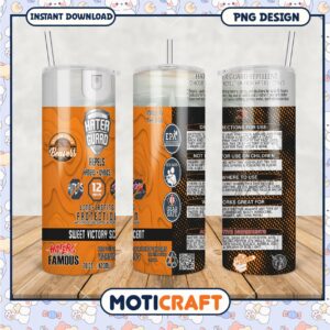 Hater Guard Repellent Tumbler PNG for Sweet Victory Scent