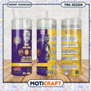 Hater Guard Repellent Tumbler PNG for LSU Fans 20 oz