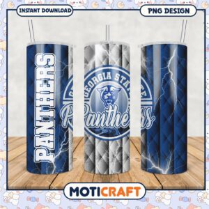 Georgia State Panthers Tumbler PNG Design for Fans